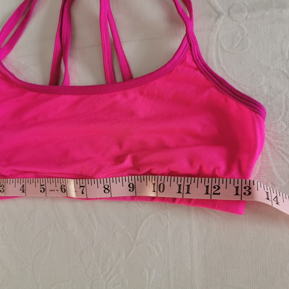 PINK v/s Pink Strappy Yoga Sports Bra Size Medium - Picture 4 of 6